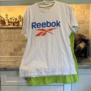 Set of two cotton Reebok Short Sleeve Tee Shirts   B6